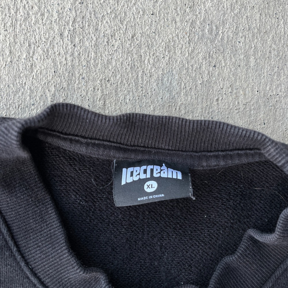 Ice Cream End‎ Game Crew Black Size Xl Mens - Picture 2 of 5